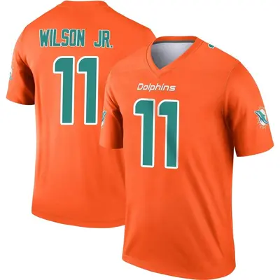 Men's Legend Cedrick Wilson Jr. Miami Dolphins Orange Inverted Jersey