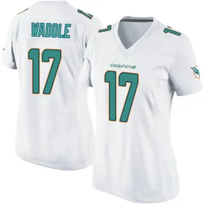Women's Game Jaylen Waddle Miami Dolphins White Jersey