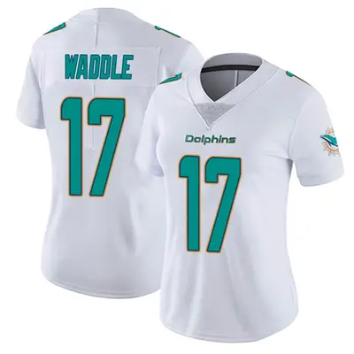 Women's Jaylen Waddle Miami Dolphins White limited Vapor Untouchable Jersey