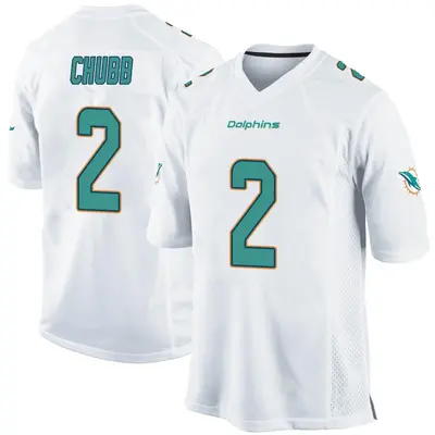 Youth Game Bradley Chubb Miami Dolphins White Jersey