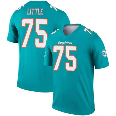 Youth Legend Greg Little Miami Dolphins Aqua Jersey