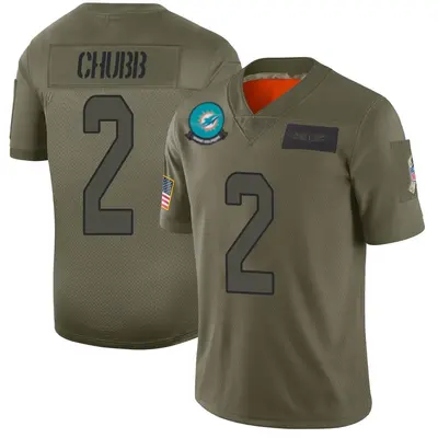 Youth Limited Bradley Chubb Miami Dolphins Camo 2019 Salute to Service Jersey