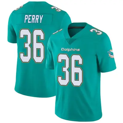 Youth Limited Jamal Perry Miami Dolphins Aqua Team Color Vapor Untouchable Jersey