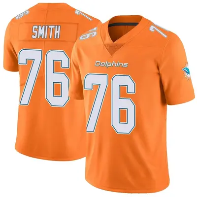 Youth Limited Kion Smith Miami Dolphins Orange Color Rush Jersey