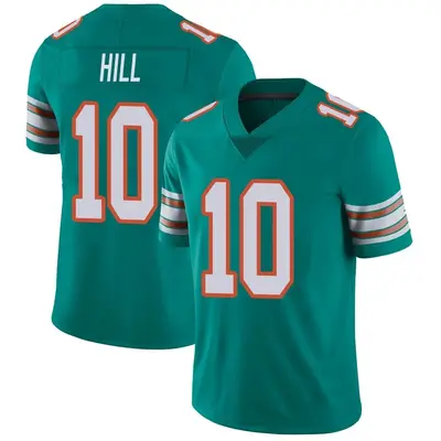 Youth Limited Tyreek Hill Miami Dolphins Aqua Alternate Vapor Untouchable Jersey
